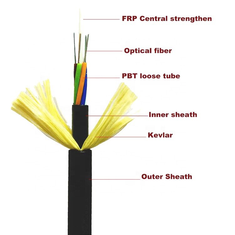 G652D 200m Outdoor Aerial ADSS Single Mode Cable