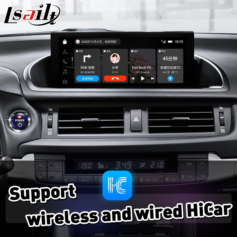 Wireless Carplay & Android Auto Interface for Lexus CT 200h FSport CT 2017-2022