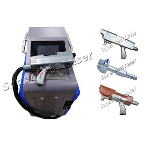 Inductrial Molding Portable Rust Removal Machine , Handheld Laser Cleaner