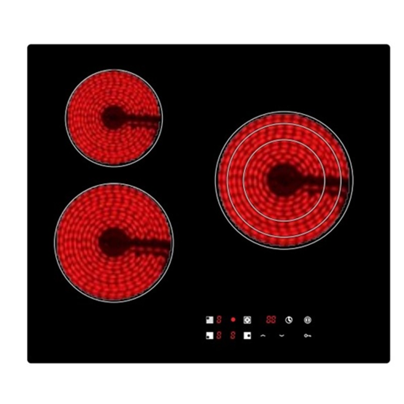 Built-in Hob 24'' Ceramic Electric Stove 3 Burner