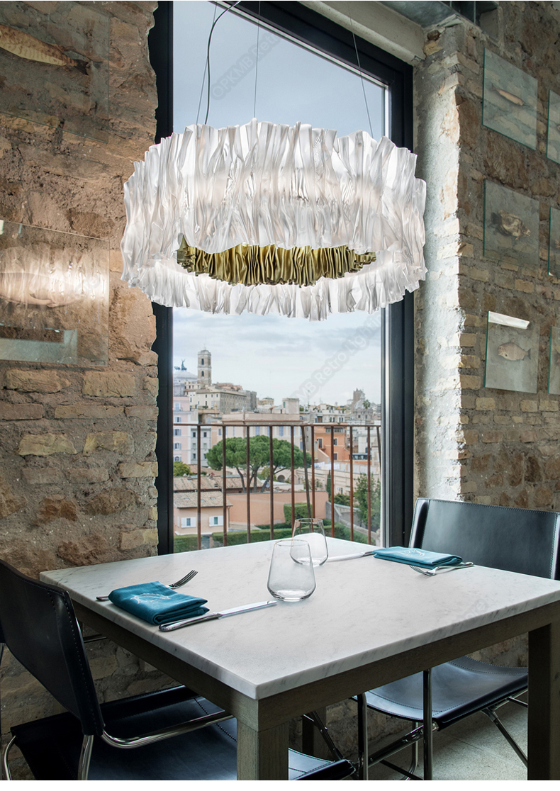 Modern Designer LED Pendant Light Nordic Circle Pendant Lamp(WH-MI-446)