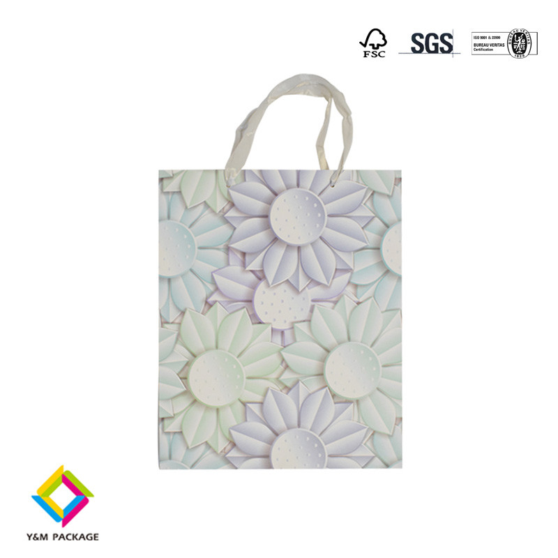 Matte Lamination Surface Treatment Shopping Paper Bag Eco Friendly