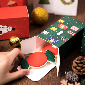 Christmas Custom Empty Candy Advent Calendar Packaging Cuboid Surprise Gift Paper Box