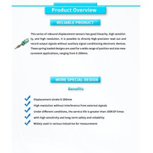 UNIVO LVDT Position Linear Displacement Sensors O4Y Aviation Automobile