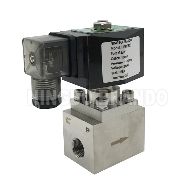 High Pressure Solenoid Valve 300 bar