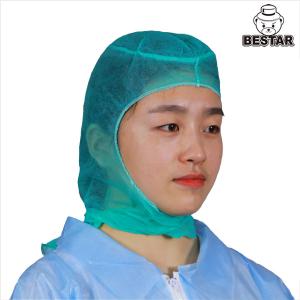  OSFA Non Woven Disposable Hood Cap SPP Head Cover With Two Ties At Back Manufactures