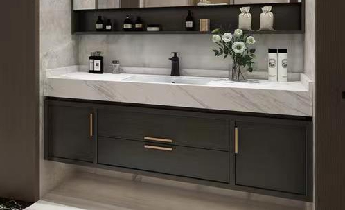Customized Designs and MDF Door Material in YALIG Floating Vanity Set for Modern Bathrooms