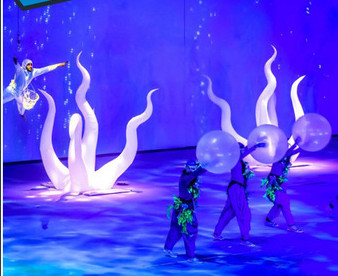 Led Durable Inflatable Lighting Decoration 3m Attractive On Floor