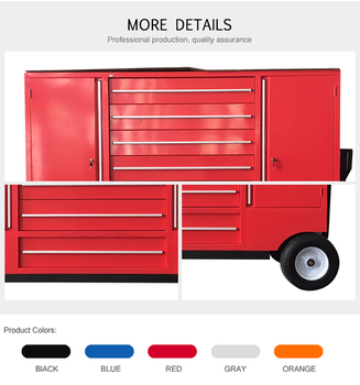 Customer Color Heavy Duty Metal Tool Cabinet Trolley for Workshop and Garage Cabinet