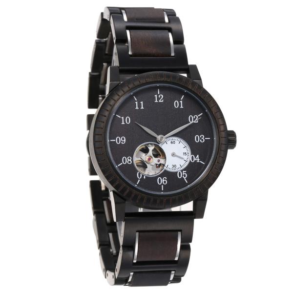 Luxury Automatic Mens Wrist Watches 3ATM Water Resistant Gold Hollow Skeleton