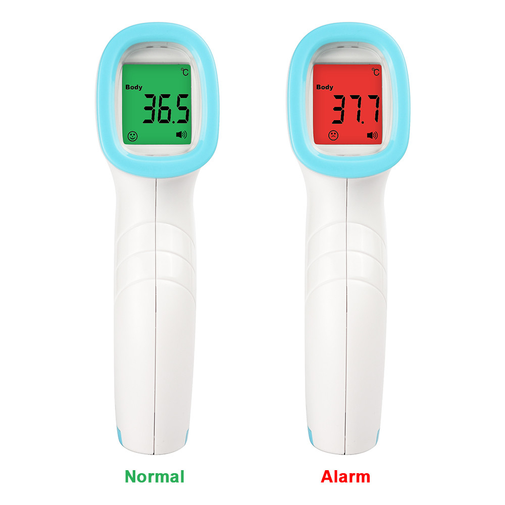 Non Contact Digital Infrared Forehead Thermometer Gun With LED Display , Adults And Infants Use