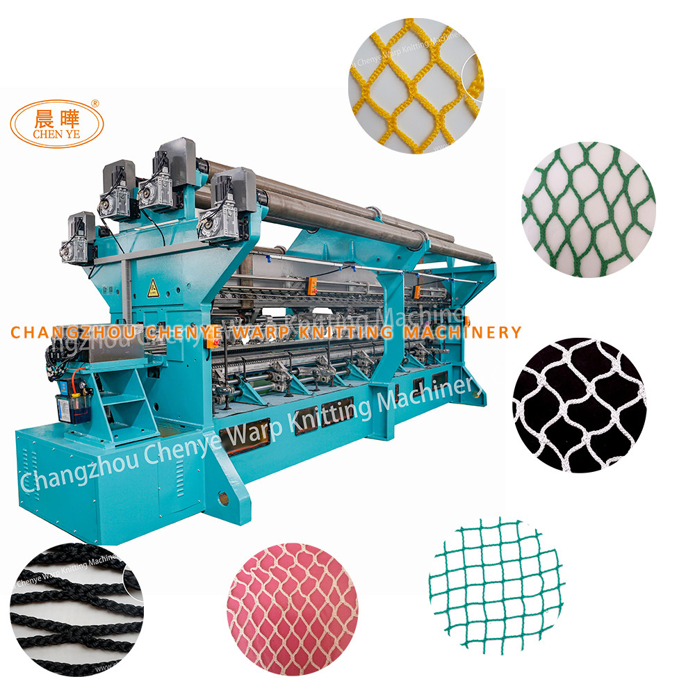 Low Cost Production Professional Knotless Fishing Crab Net Making Machine For Deep Sea Aquaculture