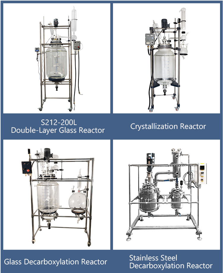 S212 2l Laboratory Double Layer Jacketed Glass Reactor