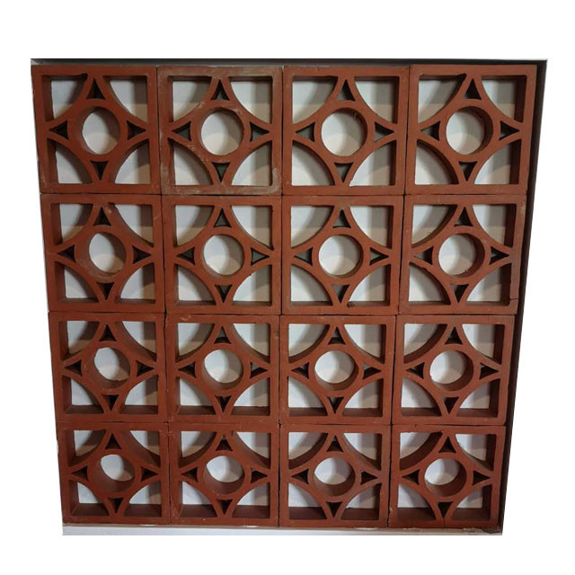 Courtyard Jali Hollow Decorative Terracotta Bricks Window Perforated Wall Tiles