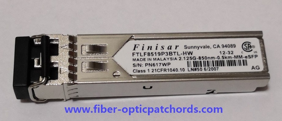 Finisar FTLF8519P3BNL SFP 2.125Gbps 500m MMF DDM 850nm 1000BASE-SX