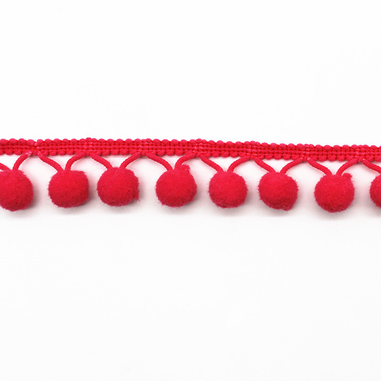  Hats 100% Polyester 50mm Jumbo Pom Pom Trim Manufactures