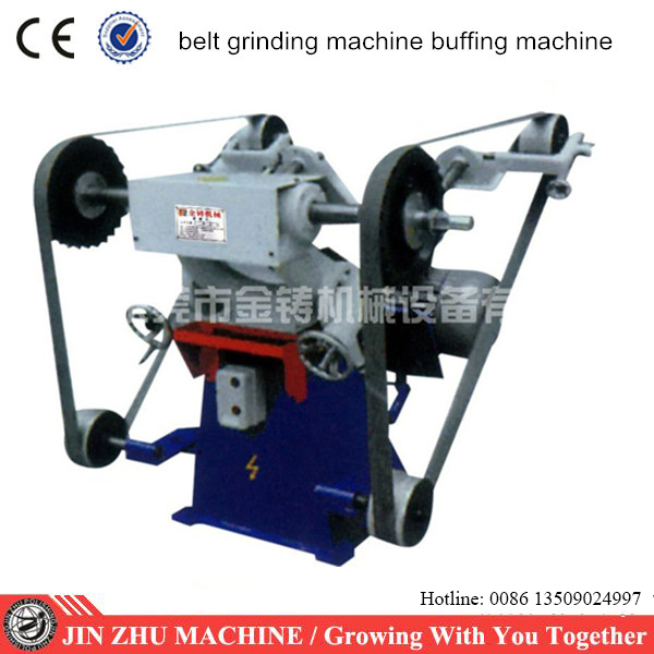 Manual Two Sand Belt Grinding Metal Sanding Machine Electric Energy Saving