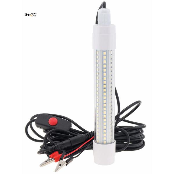 16W LED Submersible Fish Finder Light DC 12-48V Underwater Fishing Light for