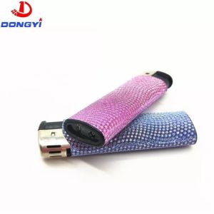 Customization Import Direct Refill Cigarette Electric Lighter with Diamond