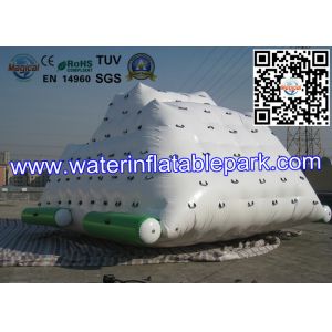 White Interesting Inflatable Floating Iceberg With First-Class