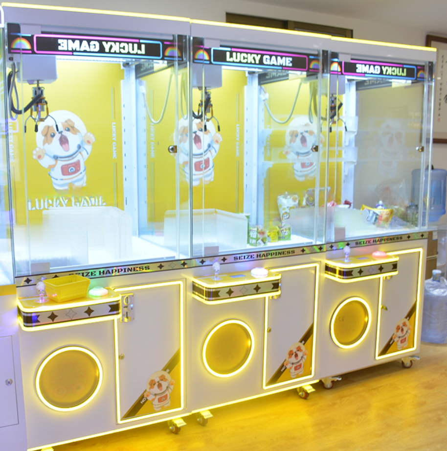 Dreamland 2024 Mini Super Claw Crane Machine Arcade Multiple Colorful Claw Toys Machine Doll Park Teddy Bear Claw Machine