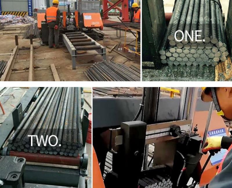 Double Column Hydraulic Type Semi Automatic Band Saw Machine