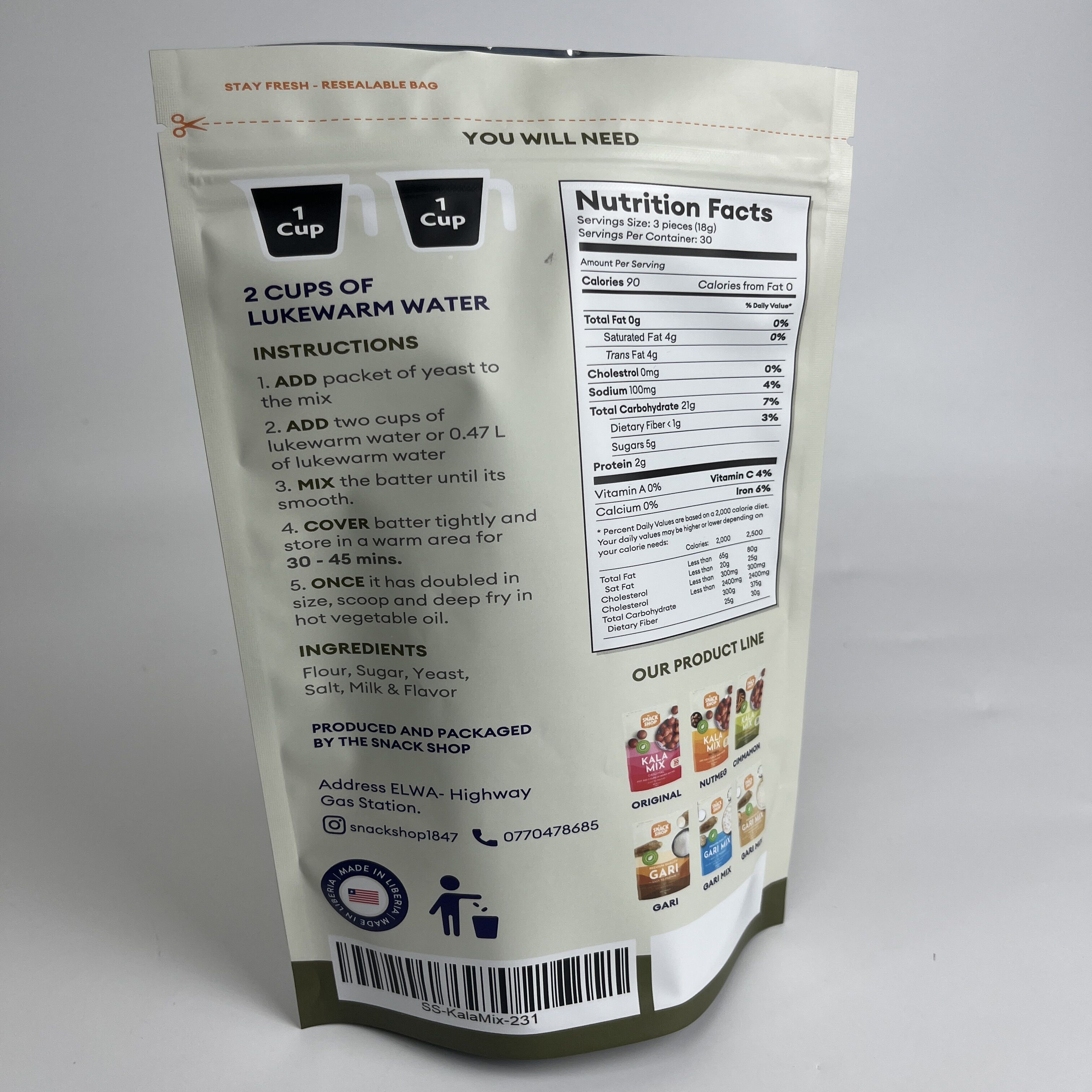 Custom Printed Food Grade Digital Printing Heat Sealing Zipper Laminating Packaging Bag