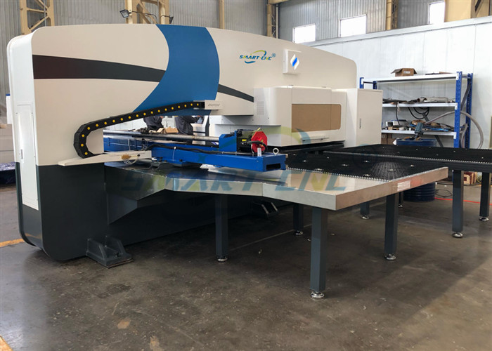 Cabinet Industry CNC Turret Punching Machine 20 Ton 1250×5000 Working Table