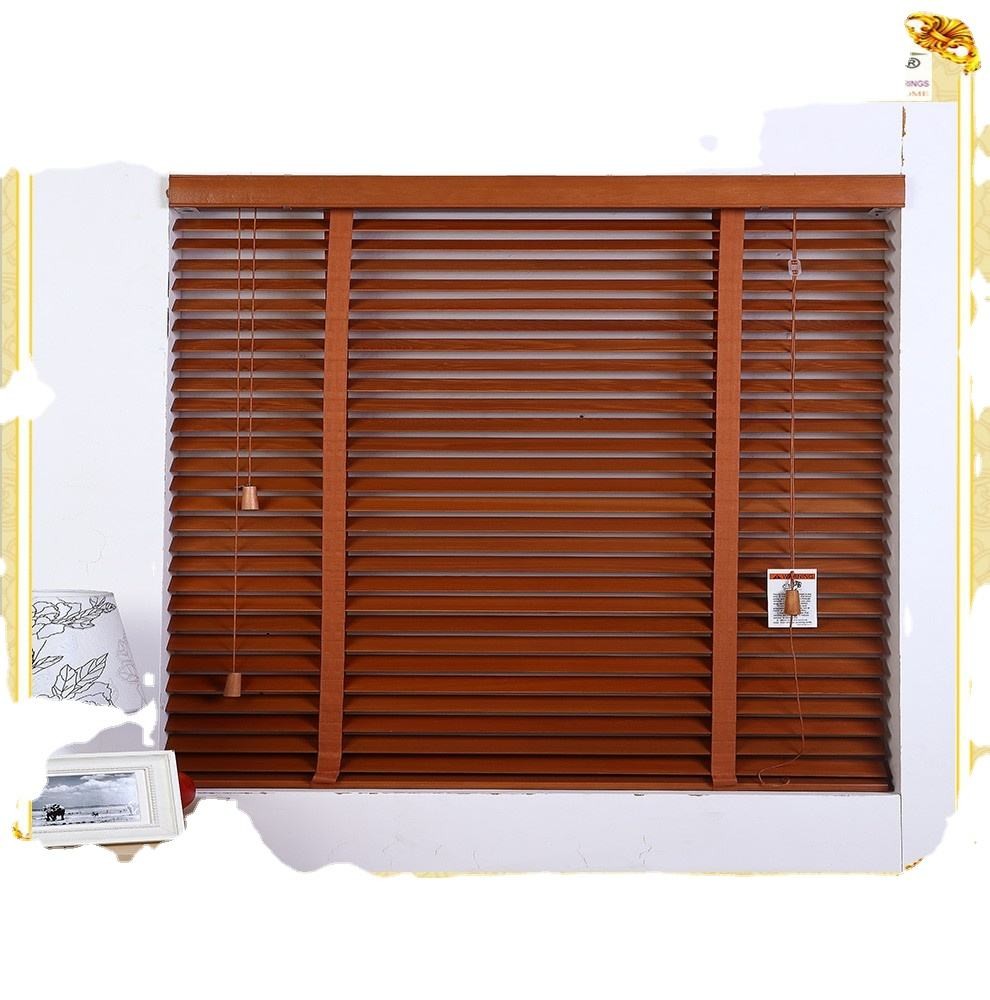 CARB Customizable Cordless Fauxwood Blinds Faux Black Wood Blinds