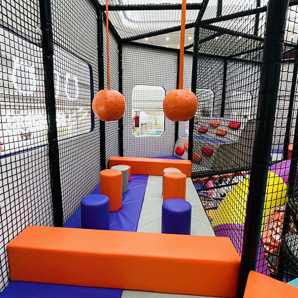 Double Layer Junior Ninja Course Equipment For Indoor Playground