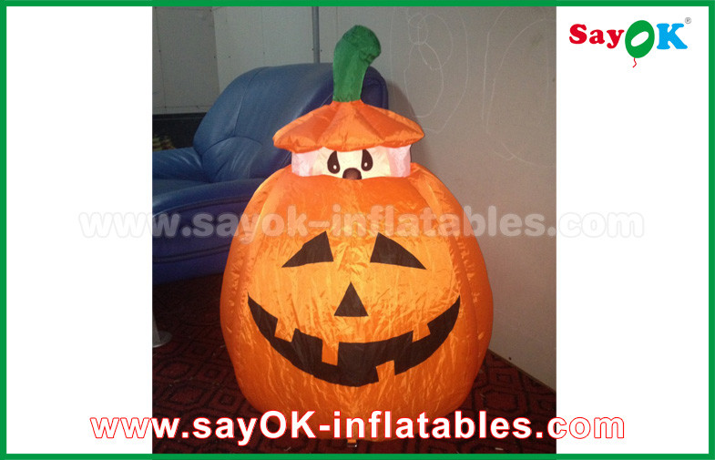 Inflatable Holiday Decorations , Pumpkin Inflatable Cartoon Characters For Halloween