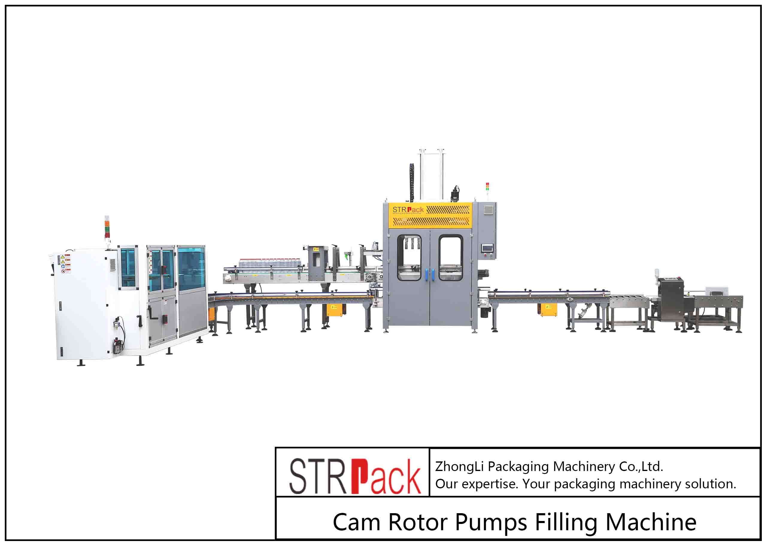 PLC Touch Screen Control Case Packer Machine Pick And Place Type