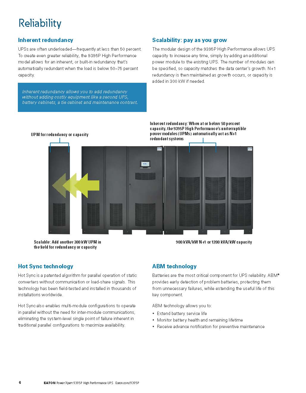Top- Eaton Power Xpert 9395 UPS 200KVA 275KVA 300KVA 400KVA 500KVA Double Conversion 3 Phase Industrial Online UPS Power Supply