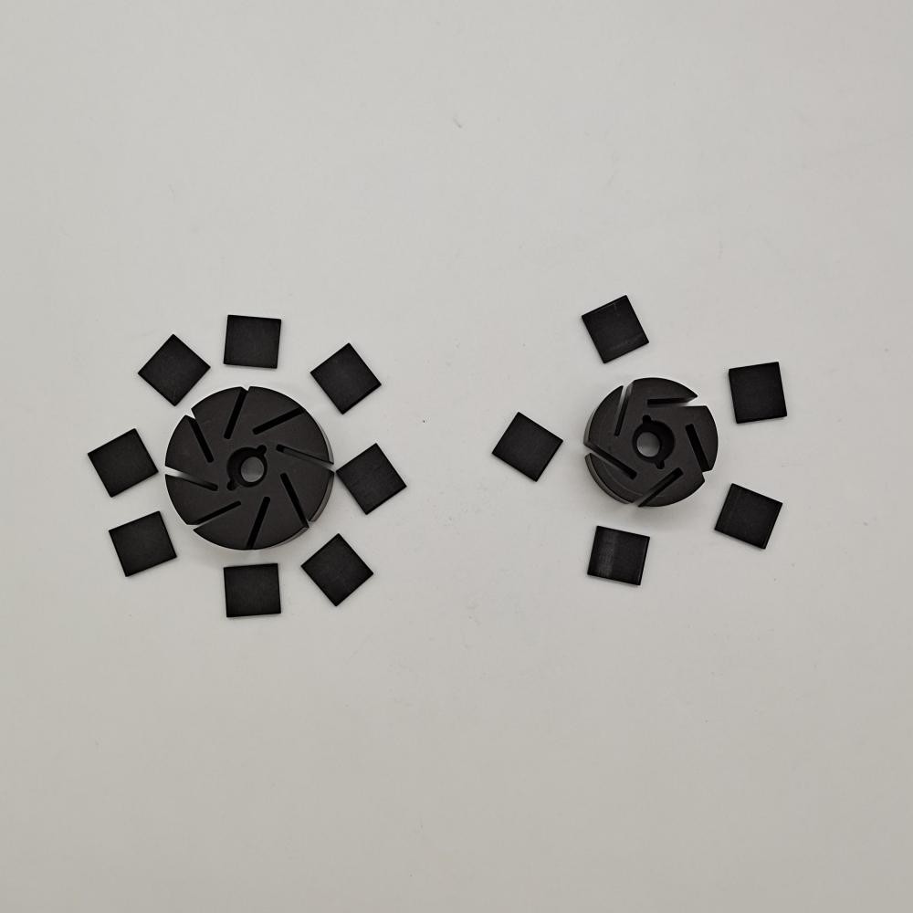 IATF16949 Durable Carbon Graphite Rotors High Purity Corrosion Proof