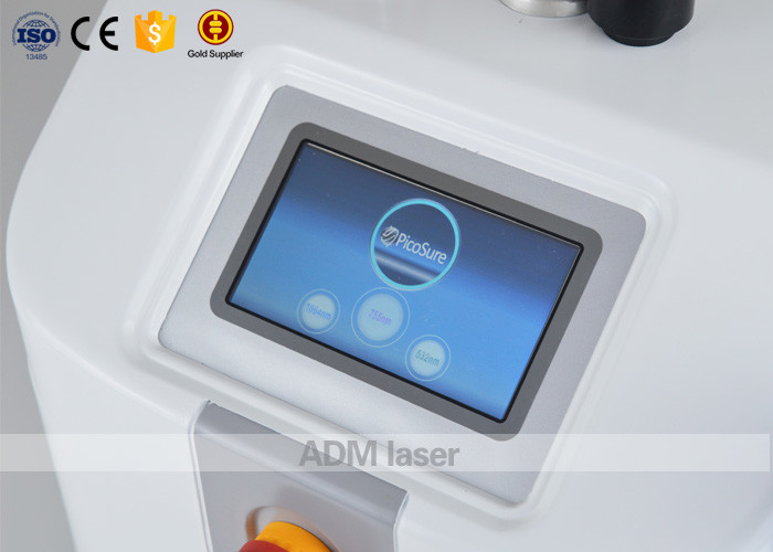Portable ND YAG Pico Laser Tattoo Removal Machine 1064 755nm Heads