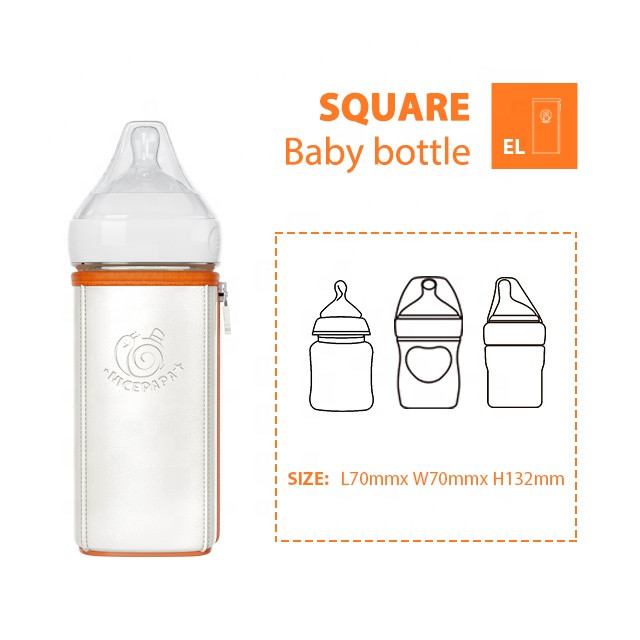 330ml Breastfeeding Formula Bottle Warmer USB Insulated For Infant