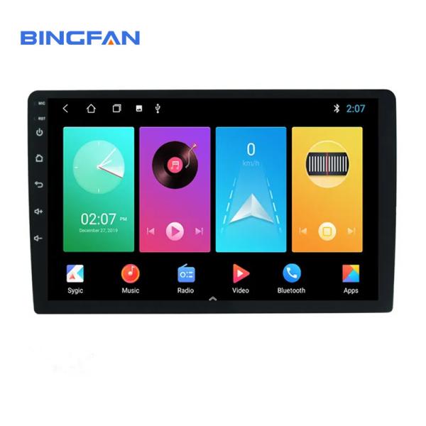 Universal Android 10.0 Quad Core 2+32GB Touch Screen Car Radio DVD Player with