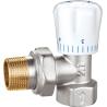 Buy cheap 4501 Manually Tuned Brass TRV Valve Supply Angle Valve DN20 DN25 Nickel Plated from wholesalers