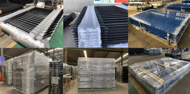 Galvanised Steel Security Palisade Fencing W Section 2.5*2.75m
