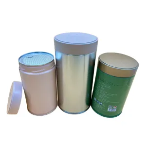 Coffee Bean Tin 250/500g Capacity Customized Printing Coffee Can