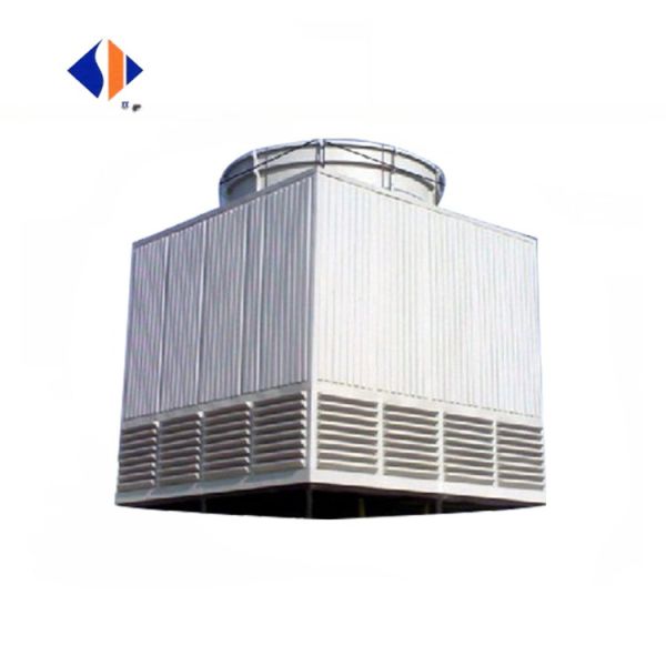 5.5 kw Motor Power Square Shape Counter Flow Water Cooling Tower Designed for