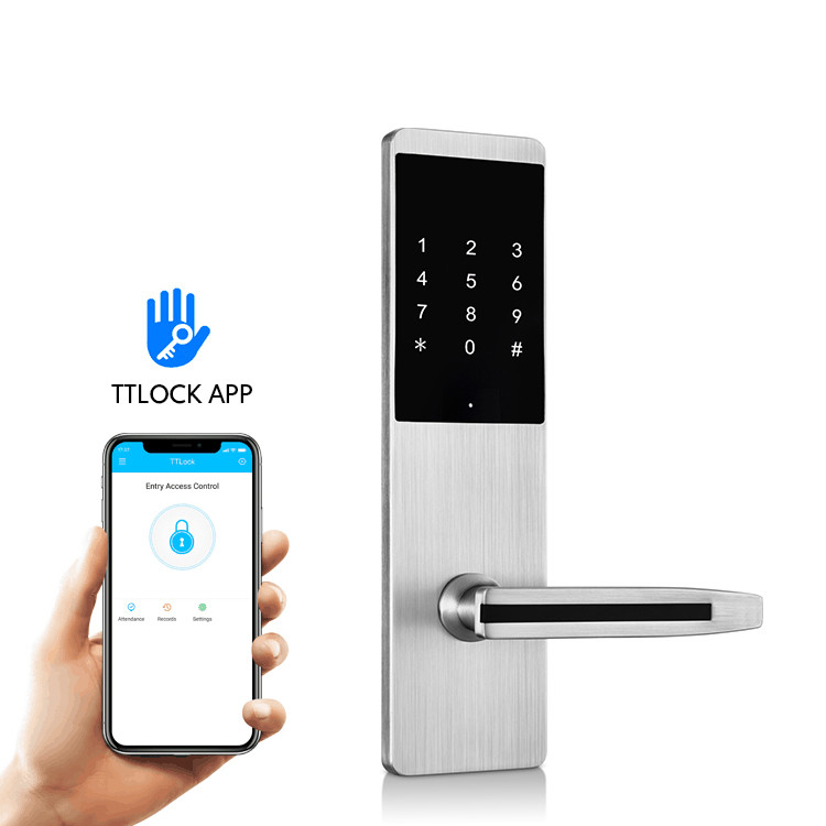 High Security Touch Keypad Apartment Smart Door Lock With Smart TTlock APP