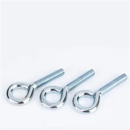Light Weight Stainless Steel Round Head Metric Eye Bolts Nuts For Fastening DIN