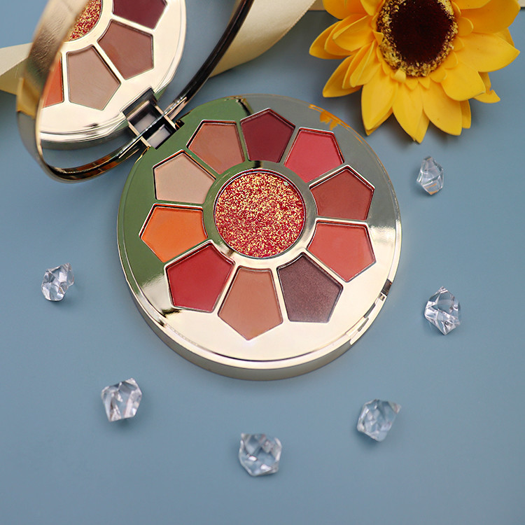 ISO 11Colors Mineral Cosmetics Pearl Eye Shadow Palette 9.6*1.6cm