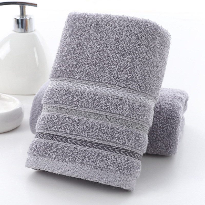 Customer Logo 100% Cotton Towels 30 x14 Inches Super Absorbent Quick Dry Bathroom Towels