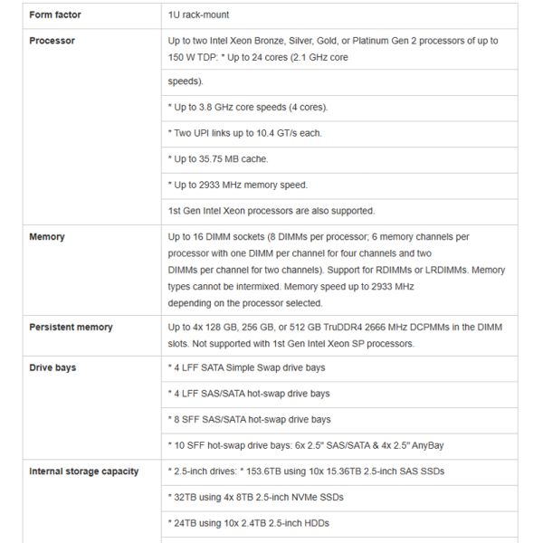 Lenovo ThinkSystem SR570 Rack Server Single Processor Stocked for Easy Installation