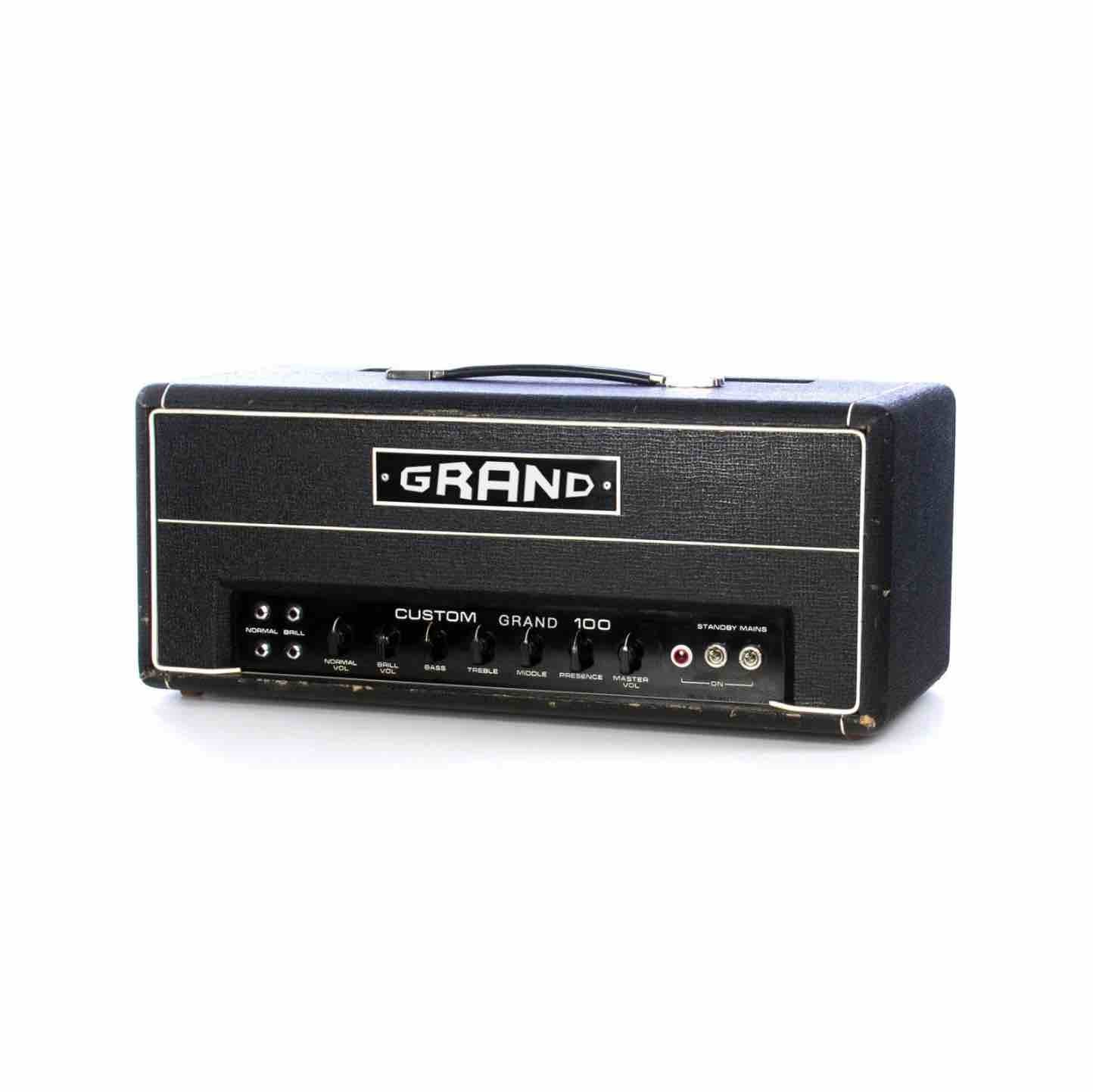Custom DR Amp Project Vintage 1969 Grand Dr103 Style 100W Custom Handwired Tube Electric Guitar Nbass AMP Amplifier Head