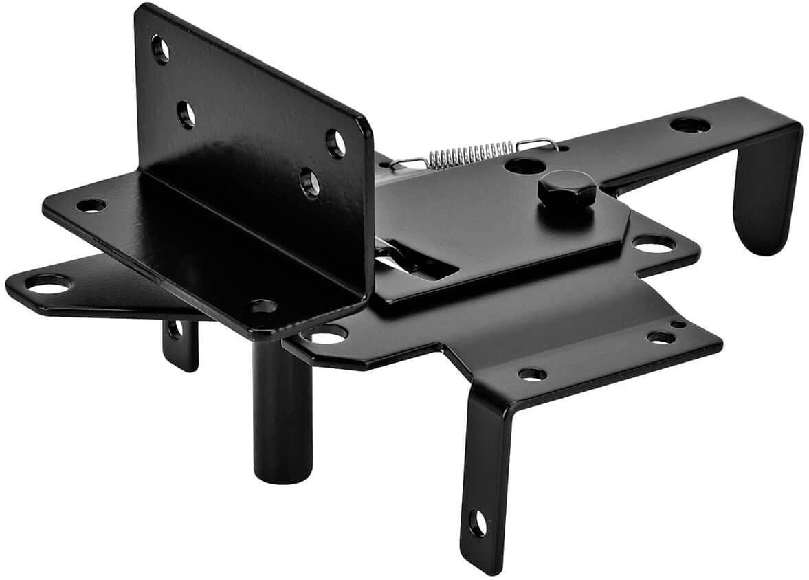 Gate Spring Bolt Cover Stainless Steel Door Latch with Single-side Bracket Structure