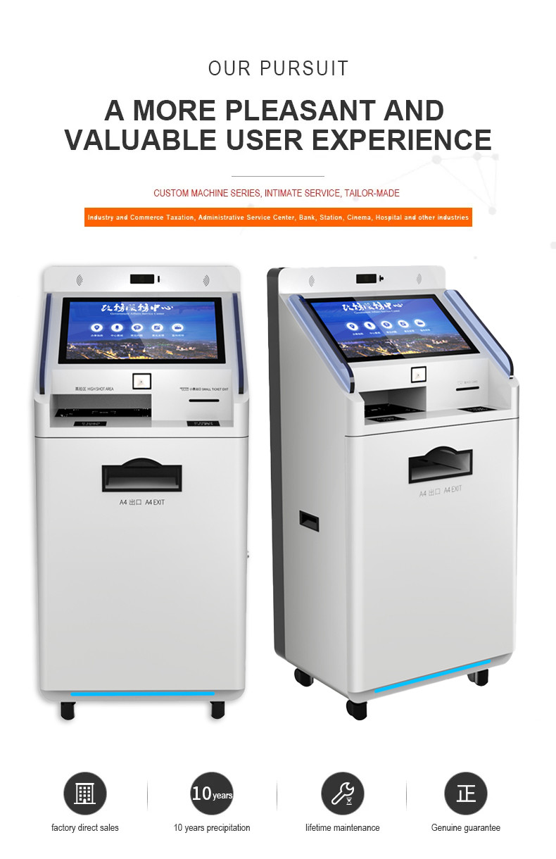 All In One Point Reporting printing terminal Smart Standing self service report print terminal