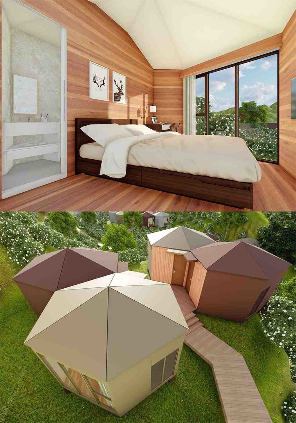 Costly Tree Modern Prefab Houses Unique One Story Design With Separate Bedroom